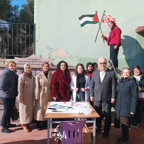 Balıkesir'de Gazze Temalı Anlamlı Bir Sanat Çalışması