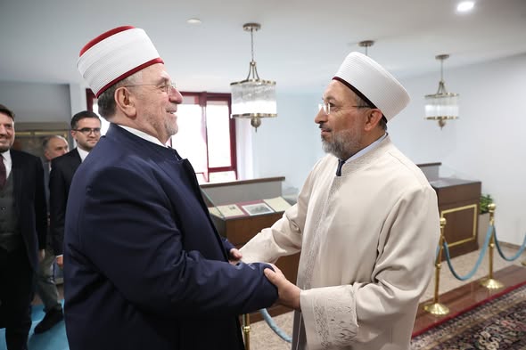 Diyanet İşleri Başkanı Arpaguş, Kosova İslam Birliği Başkanı Ternava'yı Kabul Etti