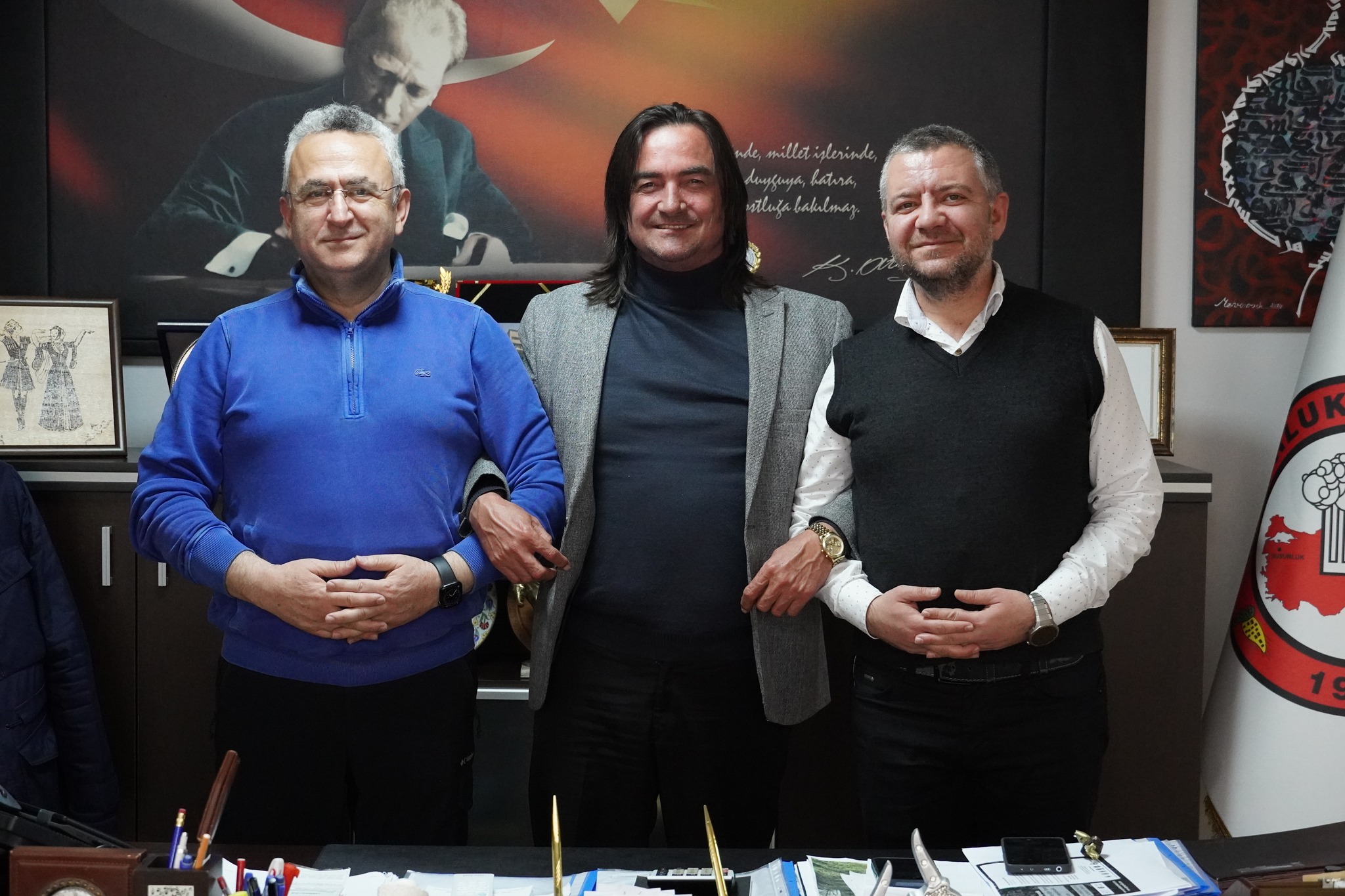 Susurluk'ta THK ve Belediye Protokol Ziyareti