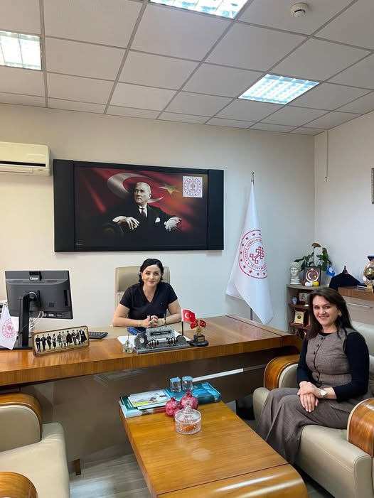 Yeni Kütüphane Müdürü'nden İl Kültür ve Turizm Müdürü'ne Hayırlı Olsun Ziyareti