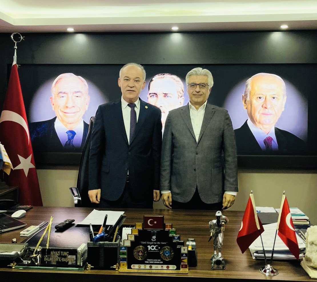 Balıkesirspor Başkanı MHP İl Başkanı'nı Ziyaret Etti ve Maç Davetinde Bulundu
