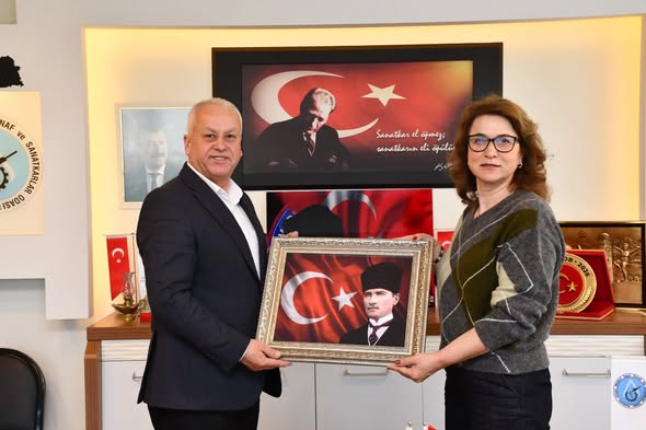 Balıkesir Kent Konseyi Esnaf Odası Ziyareti: Yeni Başkana Hayırlı Olsun
