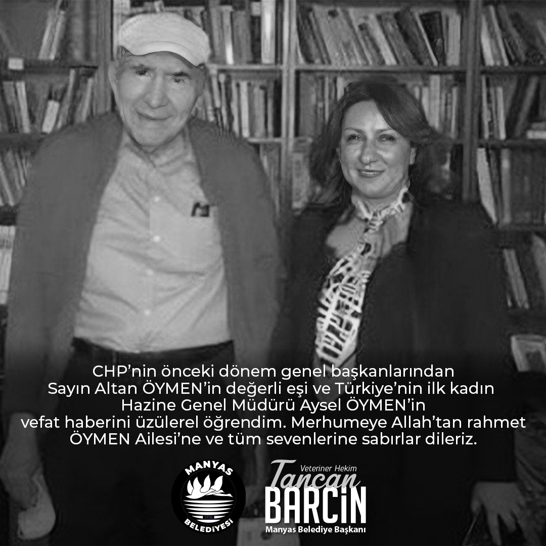 Manyas İlçesi, Türkiye'nin İlk Kadın Hazine Genel Müdürü'nü Kaybetti