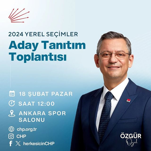 CHP'nin Ankara'da düzenleyeceği belediye başkan adayları tanıtımı büyük ilgi görecek.