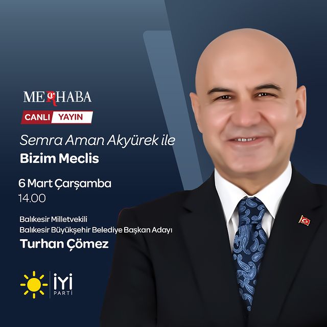 İyi Parti Milletvekili Turhan Çömez, Balıkesir'de 