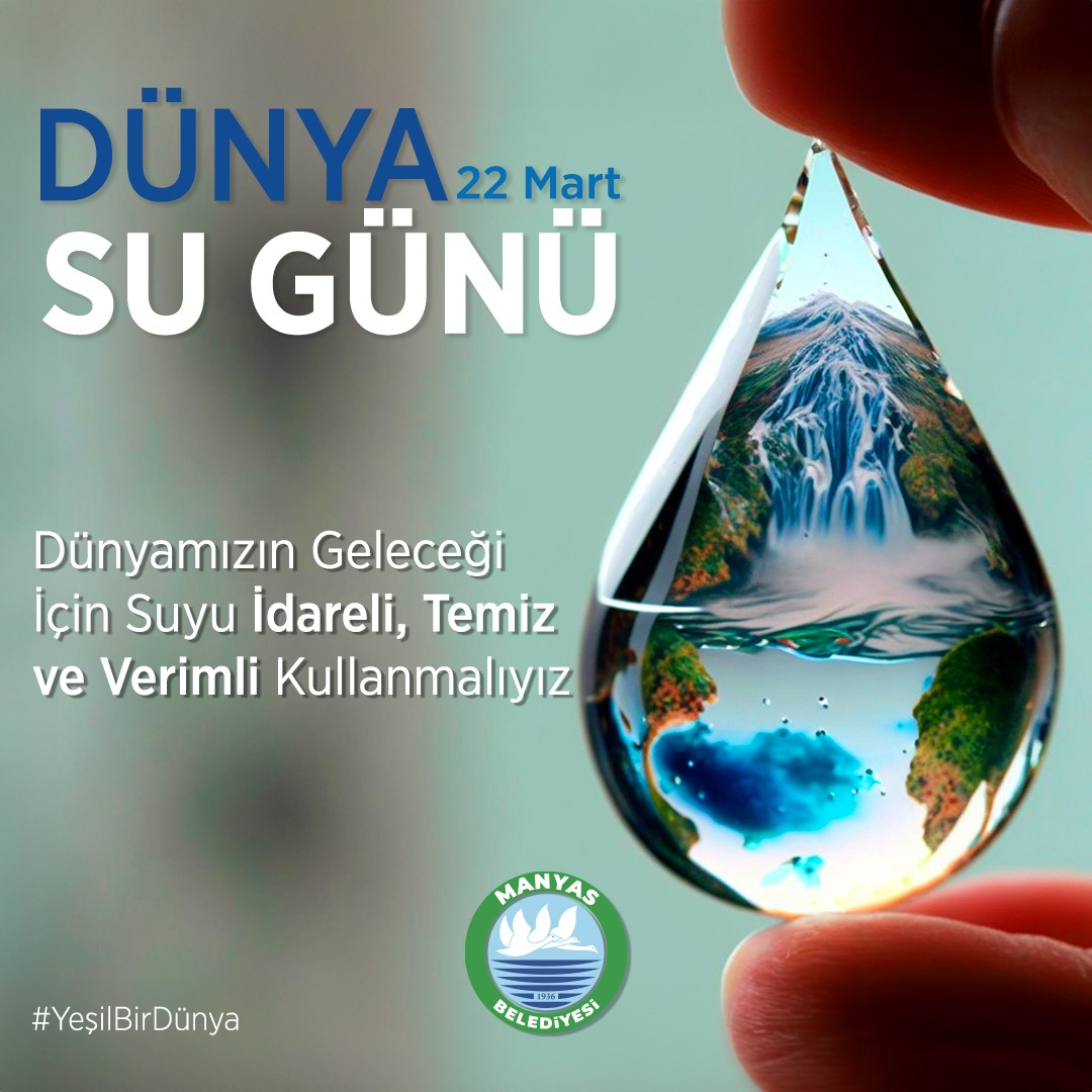 Manyas Belediye Başkanı Tancan Barcın, Dünya Su Günü'nde 