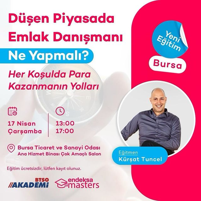 Bursa'da Emlak Danışmanlarına Özel Eğitim Programı!