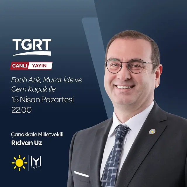 Çanakkale Milletvekili Rıdvan Uz, Medya Kritik programına konuk olacak