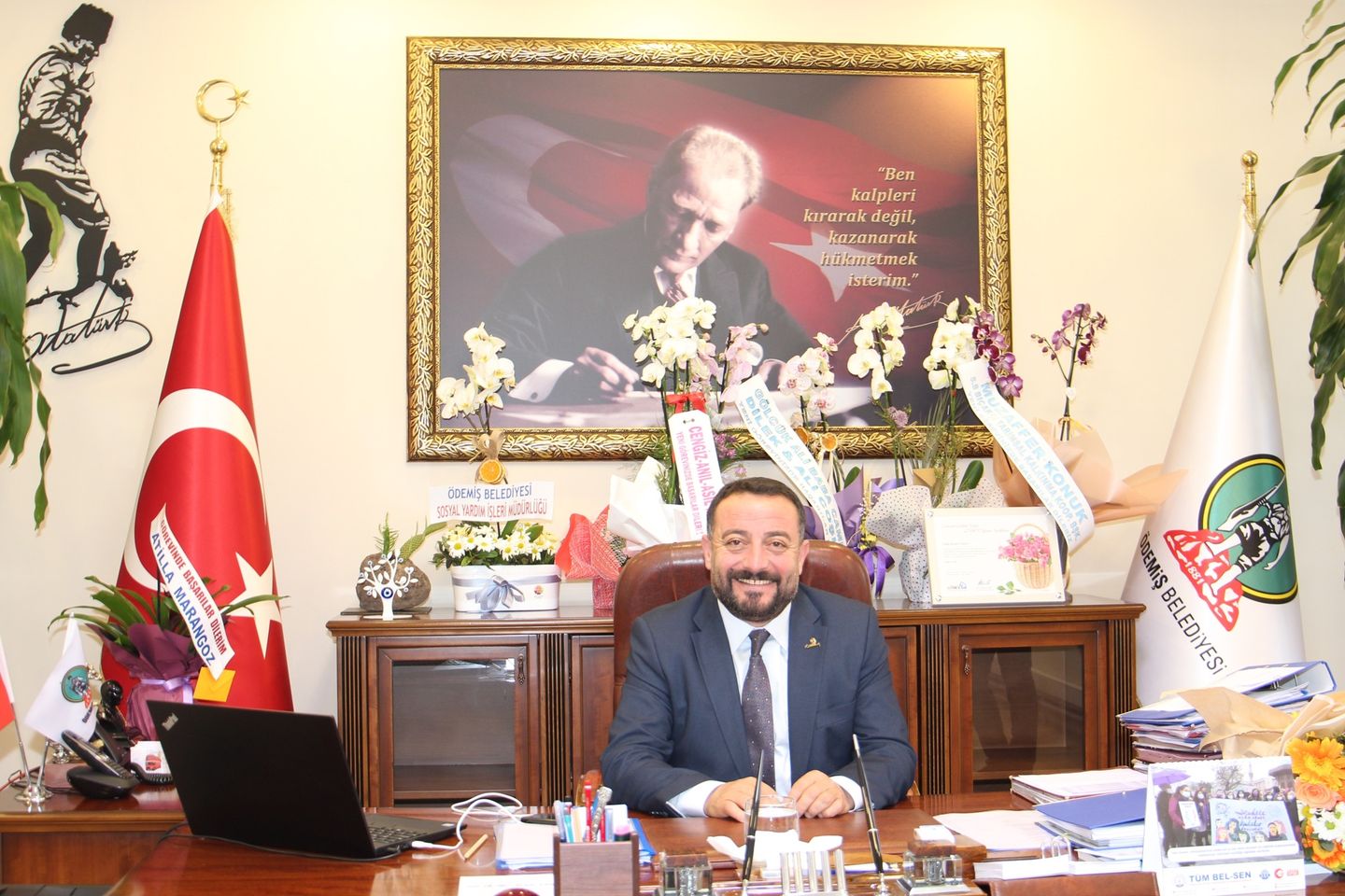 Ödemiş Belediye Başkanı Mustafa Turan, belediyenin mali yapısı ve geleceği hakkında açıklama yaptı.