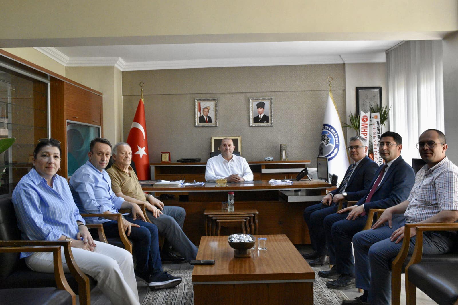 İzmir Tarım ve Orman Müdürü, Bigadiç Belediye Başkanı ile TDİOSB çalışmalarını görüştü.