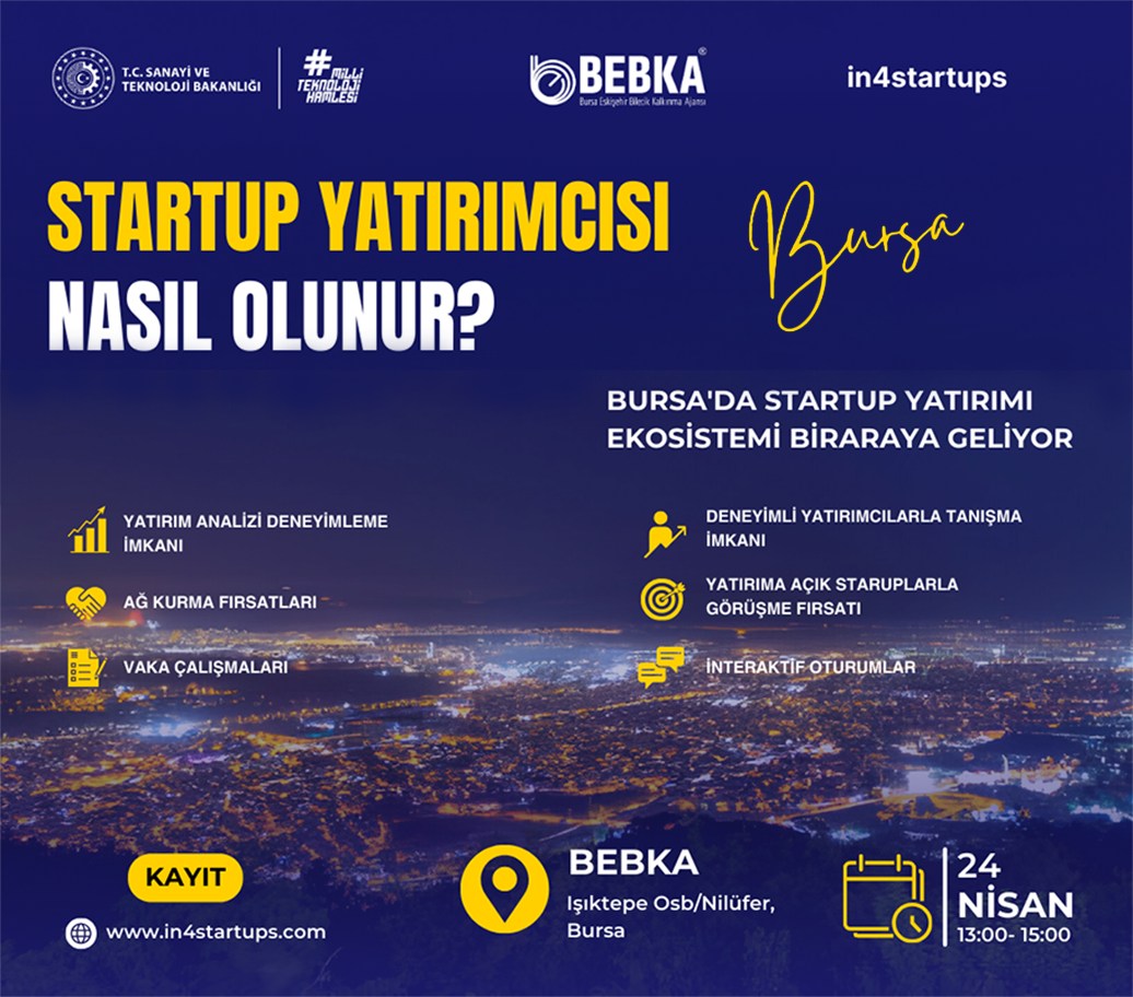 BEBKA, Startup Yatırımcısı Nasıl Olunur programıyla girişimcilere destek oluyor