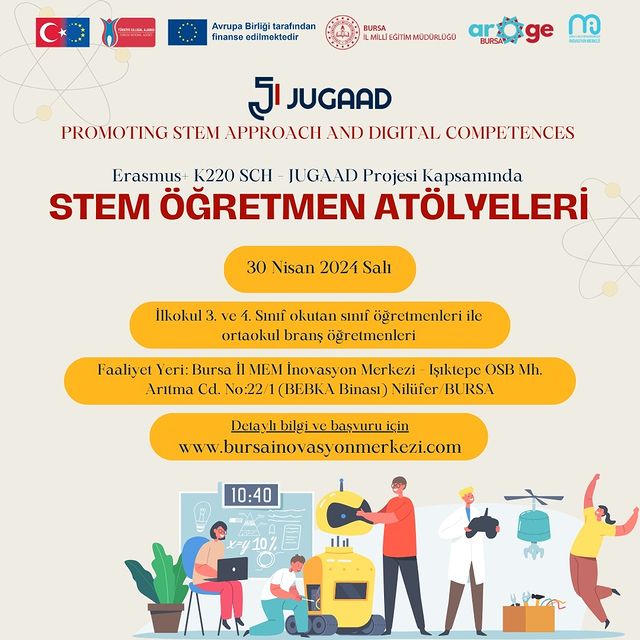 Bursa'da Öğretmenlere STEM Eğitimi İçin Motivasyon Etkinliği Düzenlendi