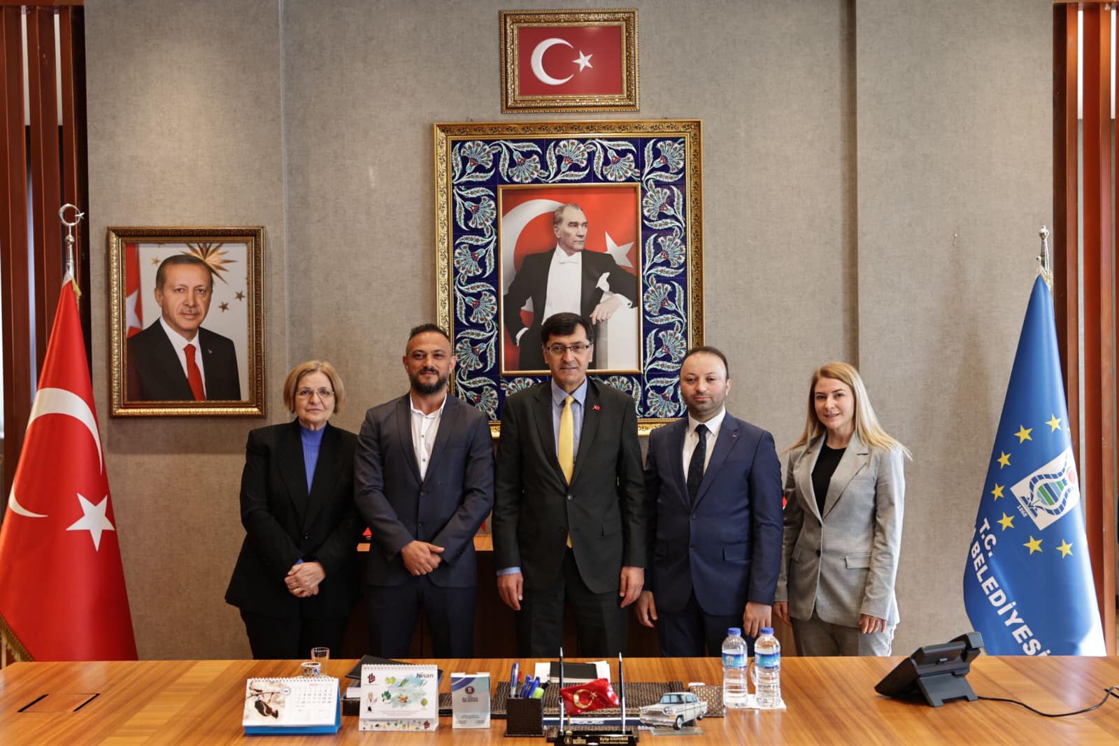 Kütahya Belediye Başkanı Eyüp Kahveci, Telekom İl Müdürlüğü'nden önemli bir ziyaret aldı