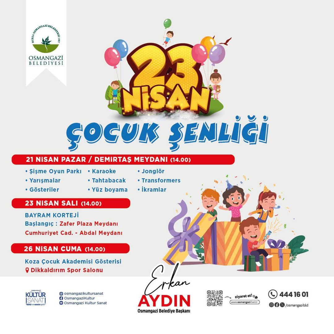 23 Nisan Ulusal Egemenlik ve Çocuk Bayramı, Türkiye'de büyük bir coşkuyla kutlanacak!