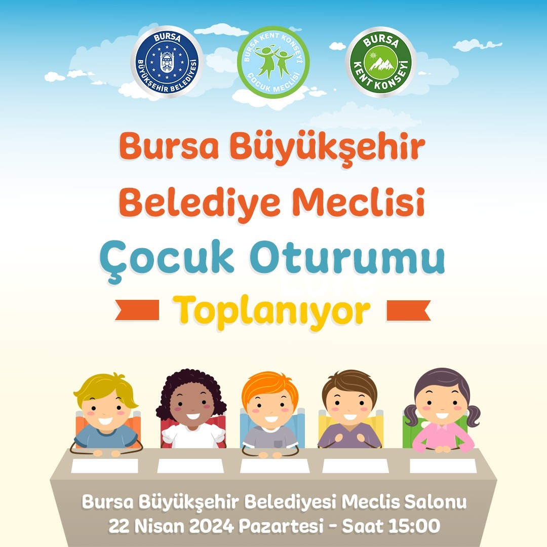 Bursa'da Çocuk Meclisi Oturumu Büyük İlgi Görüyor