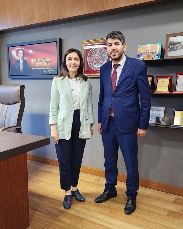 CHP Bursa Milletvekili Nurhayat Altaca Kayışoğlu, MÜSİAD Genel Başkan Yardımcısı Erol Taşçı'yı Meclis'te ağırladı.