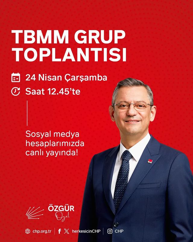 CHP Genel Başkanı Özgür Özel TBMM'de Konuşacak