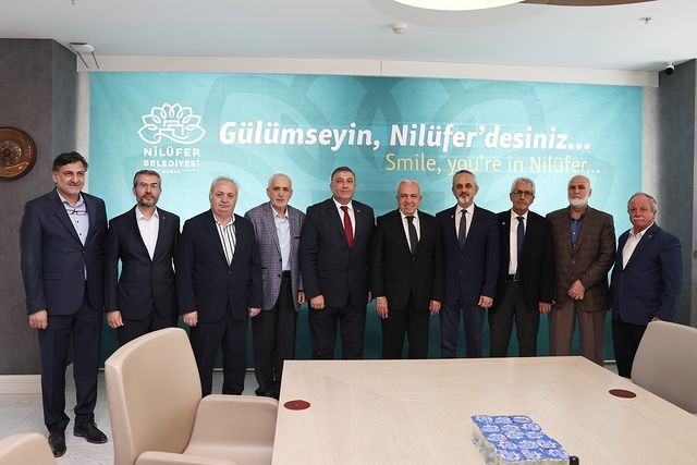 Saadet Partisi Heyeti, Nilüfer Belediye Başkanı'nı Ziyaret Etti