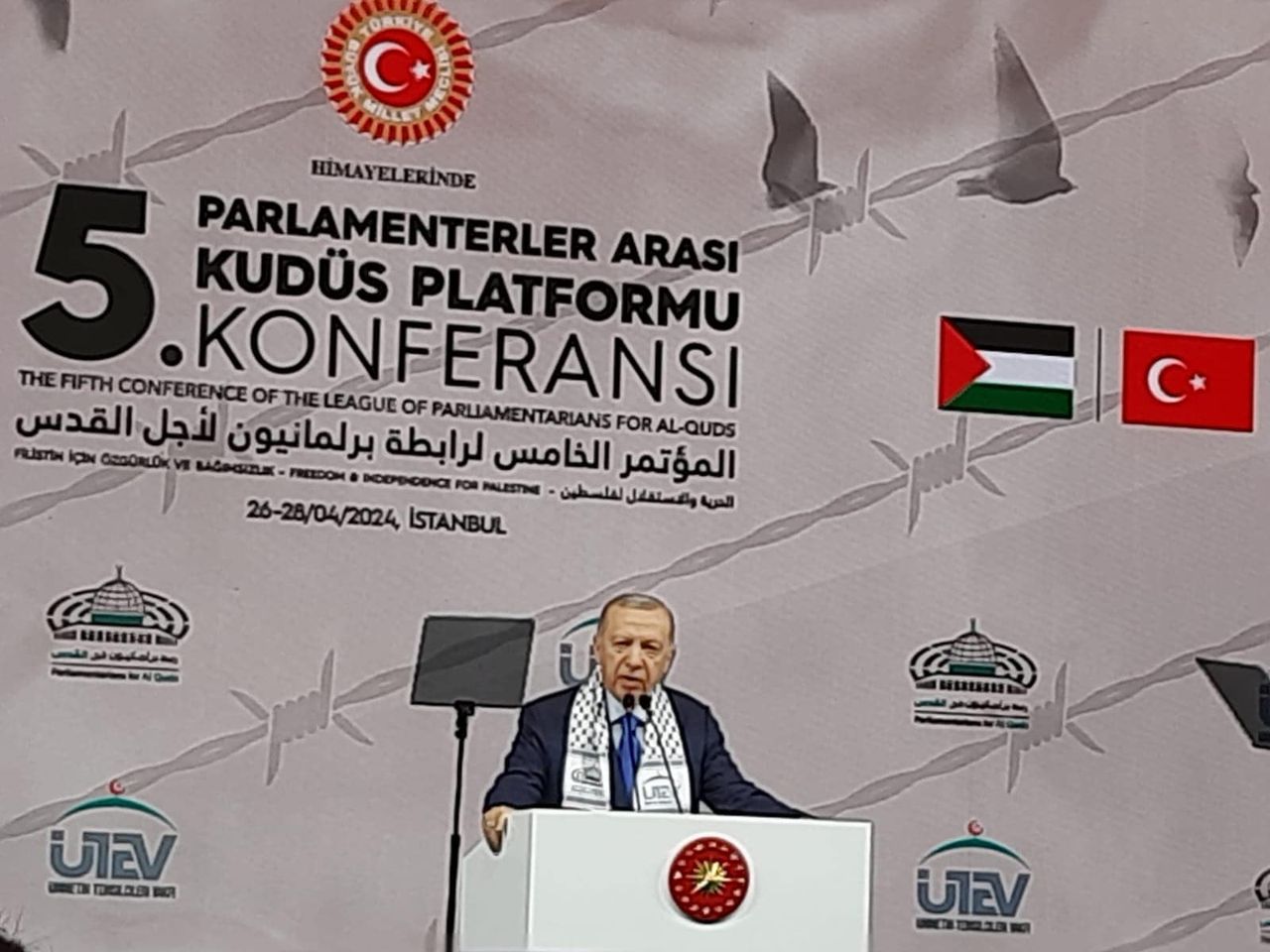 Cumhurbaşkanı Erdoğan Kudüs Konferansında Bölgesel Barışa Vurgu Yaptı