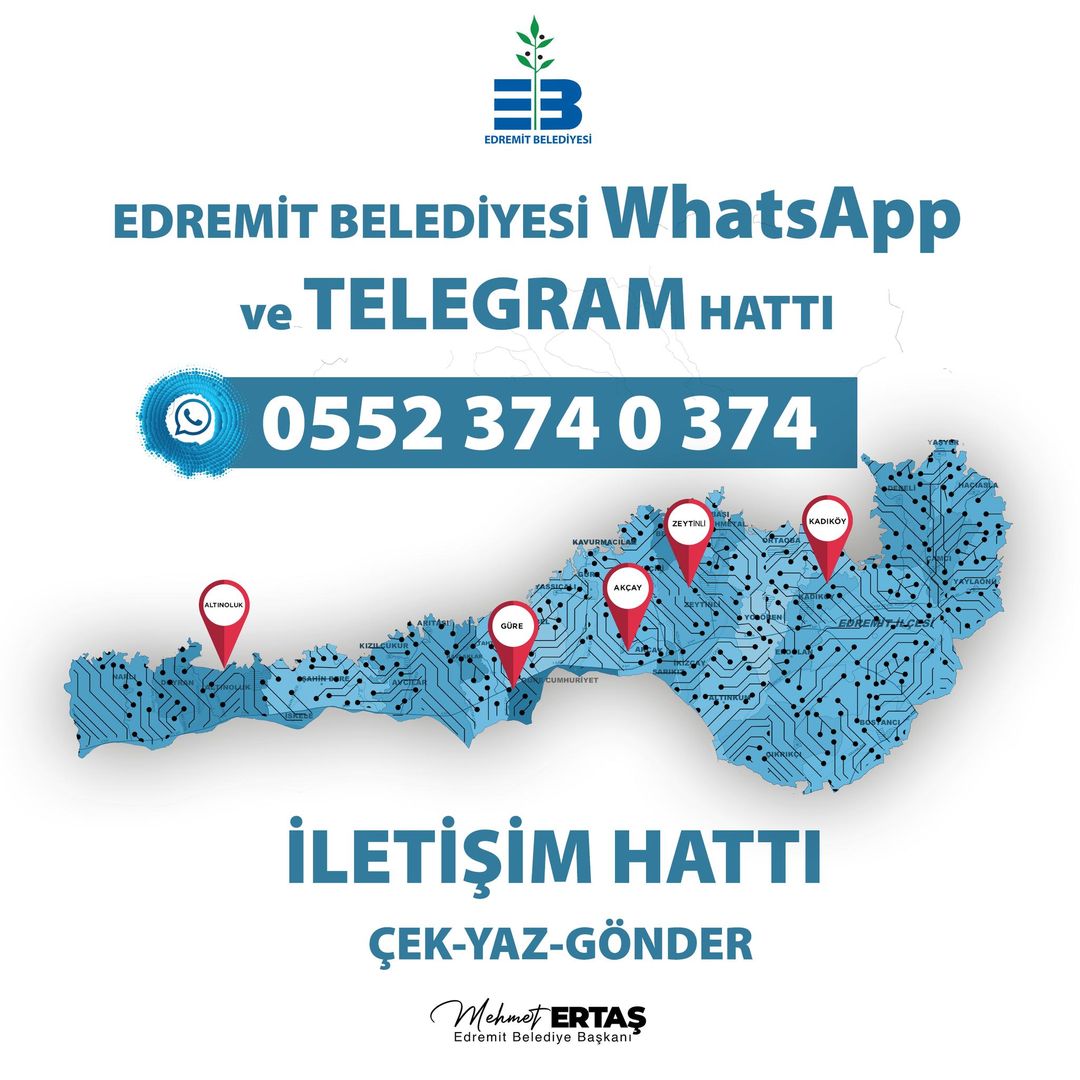 Edremit Belediyesi'nden İletişim Kolaylığı: Yeni Telefon Hattı Hizmete Açıldı