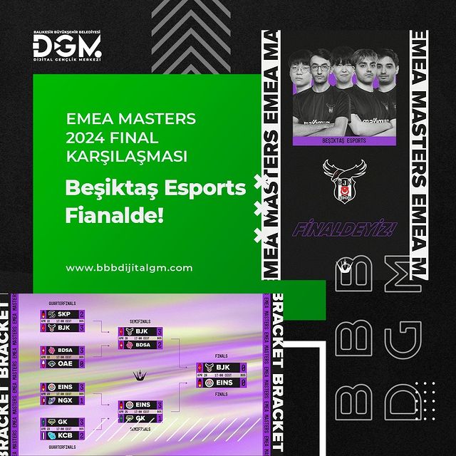 Beşiktaş Esports, EMEA Masters Finaline Yükseldi