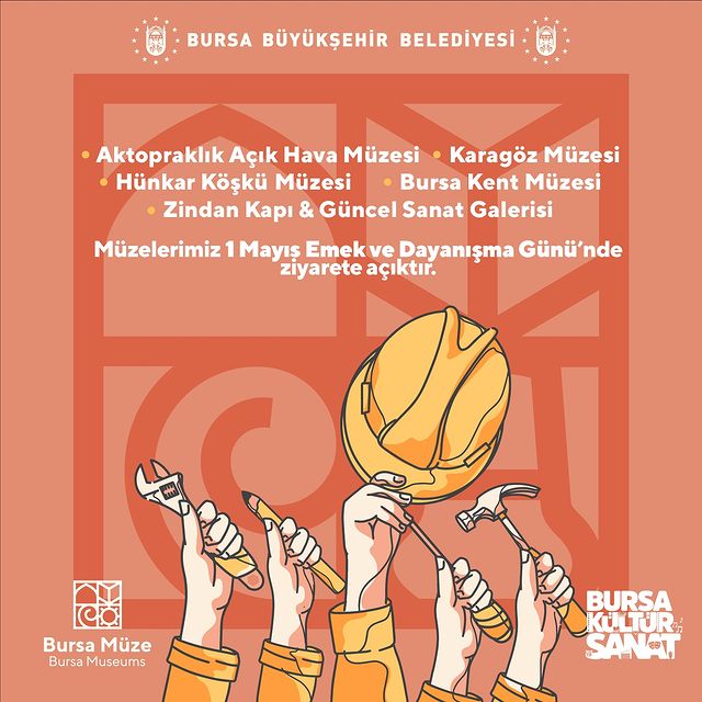 Bursa'da 1 Mayıs'ta Müzeler Ücretsiz Açılıyor