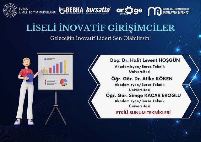 Bursa'da Liseli İnovatif Girişimciler İçin Etkili Sunum Teknikleri Eğitimi