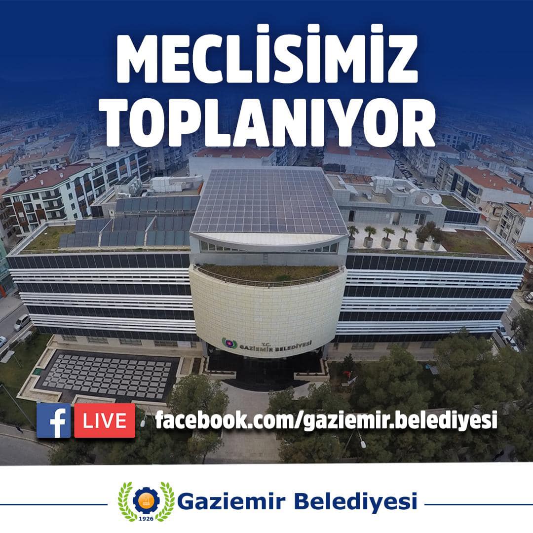 Gaziemir Belediyesi'nin Meclis Toplantısı 2 Mayıs'ta