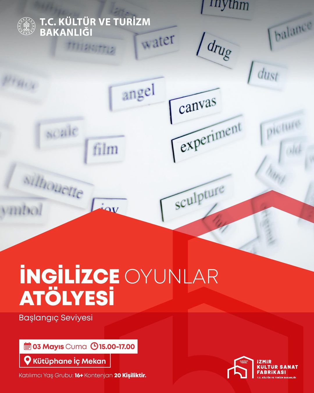 İzmir Kültür Sanat Fabrikası'nda İngilizce Atölyesi Heyecanı