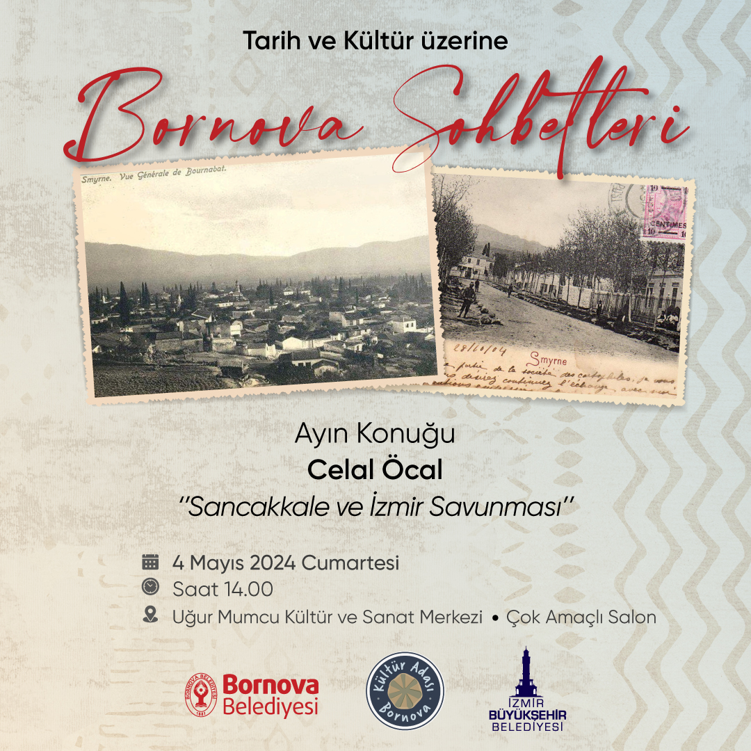 Bornova Belediyesi'nden Tarih ve Kültür Tutkunlarına Özel Sohbet Serisi