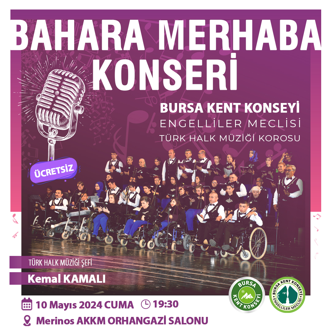 Bahara Merhaba Konseri ile Engelliler Haftası Coşkusu