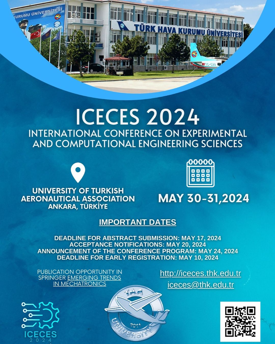 Türk Hava Kurumu Üniversitesi'nde Uluslararası Mühendislik Konferansı