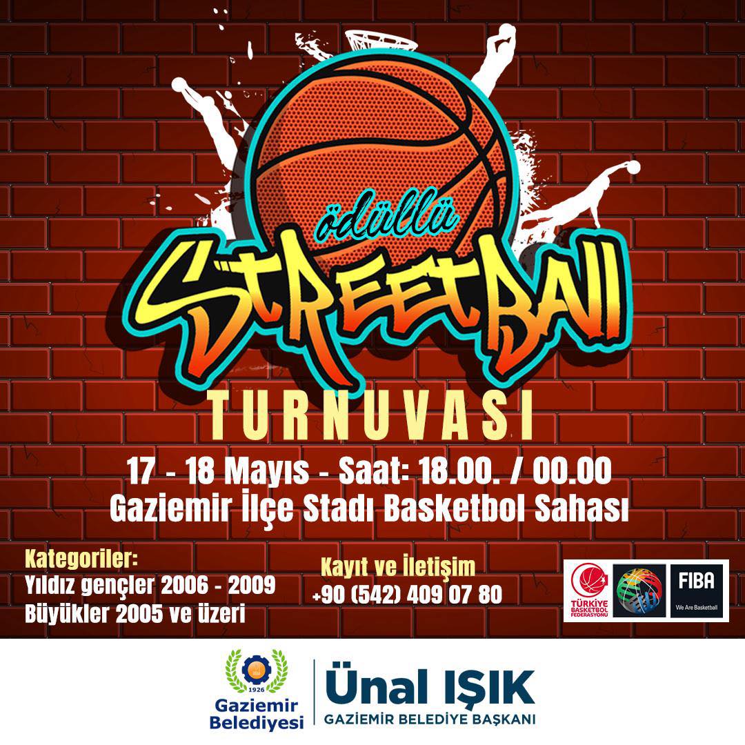 Gaziemir Gençlik Festivali'nde 3x3 Streetball Heyecanı Başlıyor