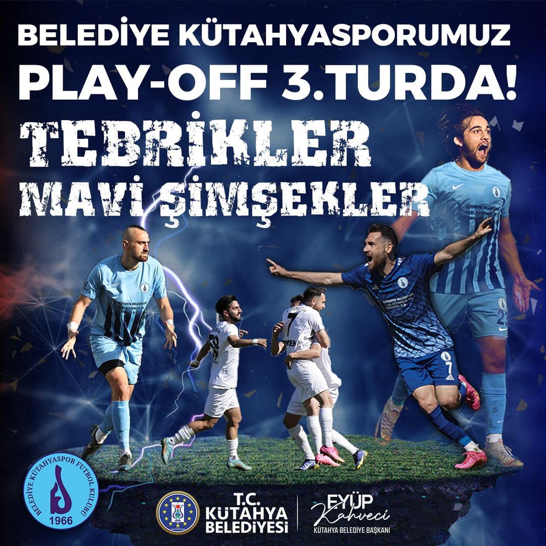 Kütahyaspor, TFF 3. Lig Play Off'ta Kuşadasıspor'u Mağlup Etti