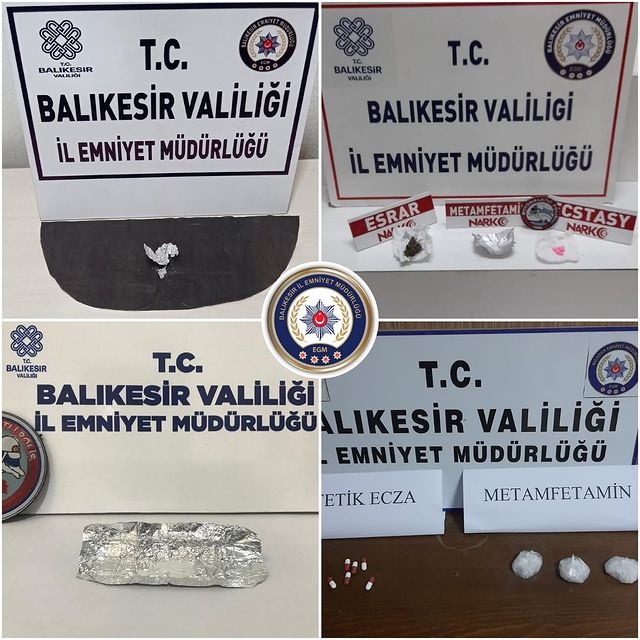 Balıkesir'de Motosikletli Polislerden Uyuşturucu Operasyonu: 5 Gözaltı