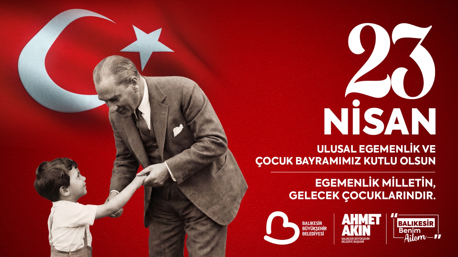 Başkan Akın’dan 23 Nisan Mesajı