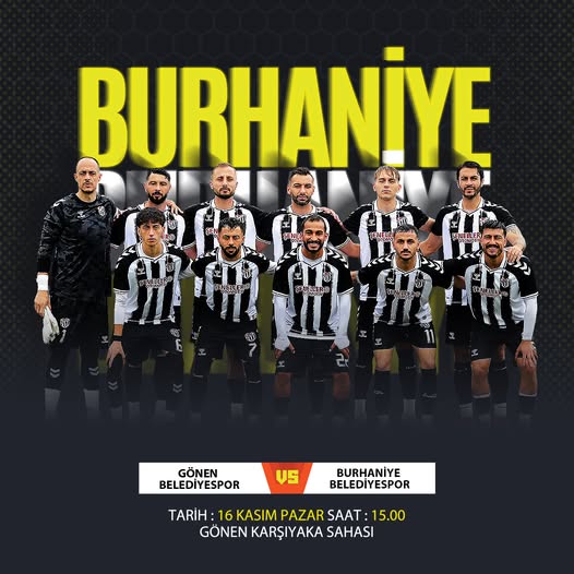 Burhaniye ve Gönen Belediyesporları Sahada Karşılaştı
