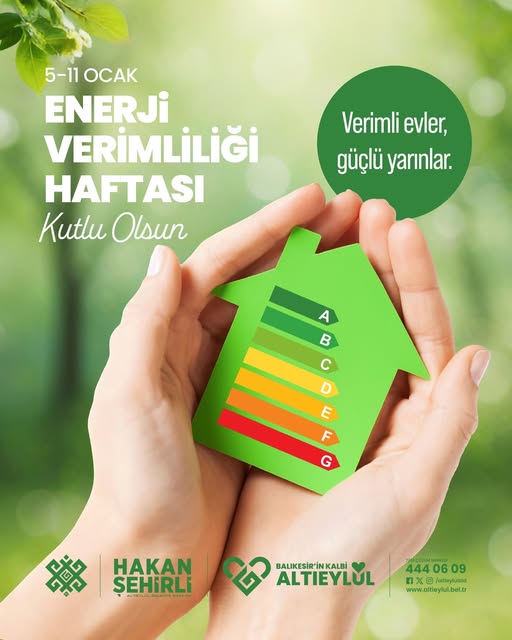 Altıeylül Belediyesi Enerji Verimliliği Haftası'nda Sürdürülebilir Kent İçin Çalışıyor