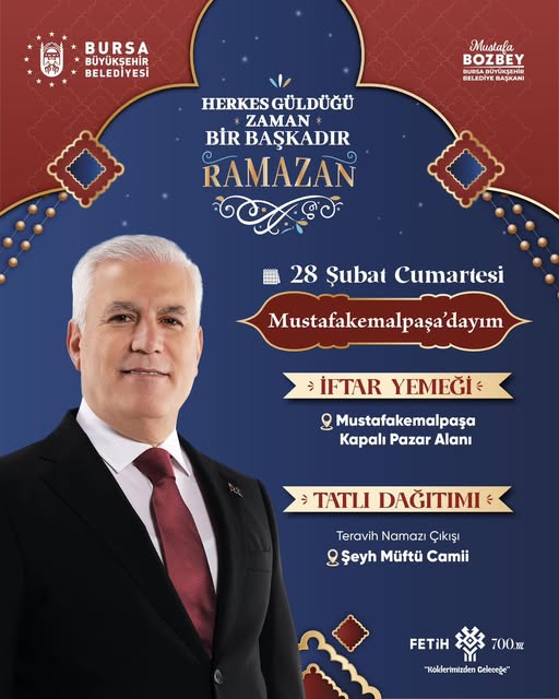 Mustafakemalpaşa'da Ramazan İftar Buluşması