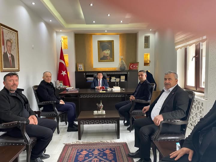 Balya'da MHP Heyeti Kaymakamı Ziyaret Etti