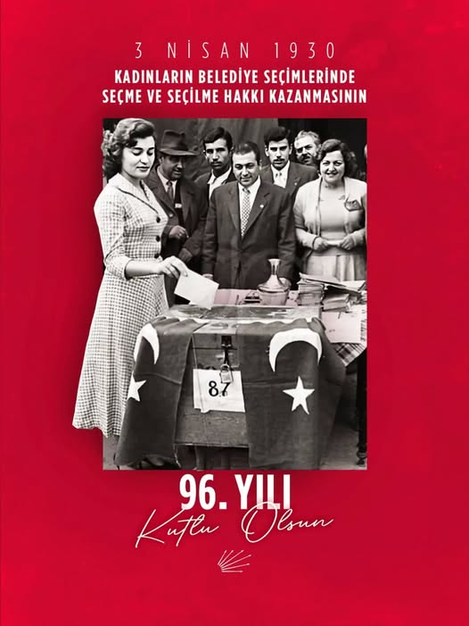 CHP Balıkesir'den 96. Yıl Dönümünde Kadın Hakları Anması