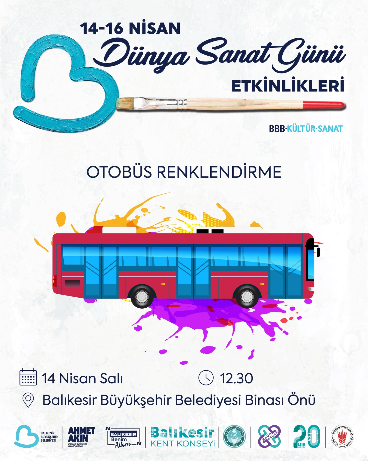 Balıkesir'de Sanat Şöleni: 14-16 Nisan'da Her Yaşa Hitap Eden Etkinlikler