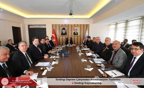 Balıkesir Valisi Ustaoğlu Başkanlığında Sındırgı Deprem Çalışmaları Masaya Yatırıldı