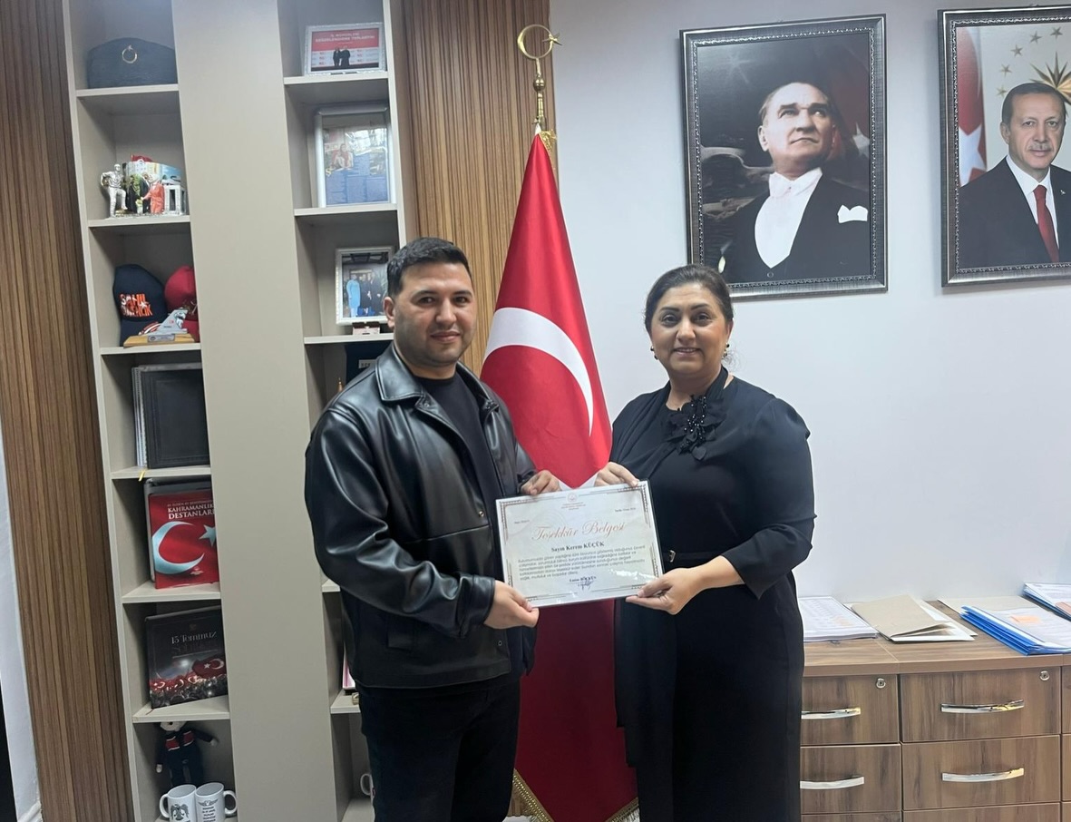 Balıkesir Aile ve Sosyal Hizmetler İl Müdürlüğü'nden Kerem Küçük'e Veda ve Teşekkür