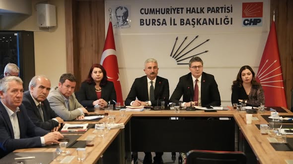 CHP Bursa İl Örgütü'nde Tutuklama Sonrası Yol Haritası Görüşüldü
