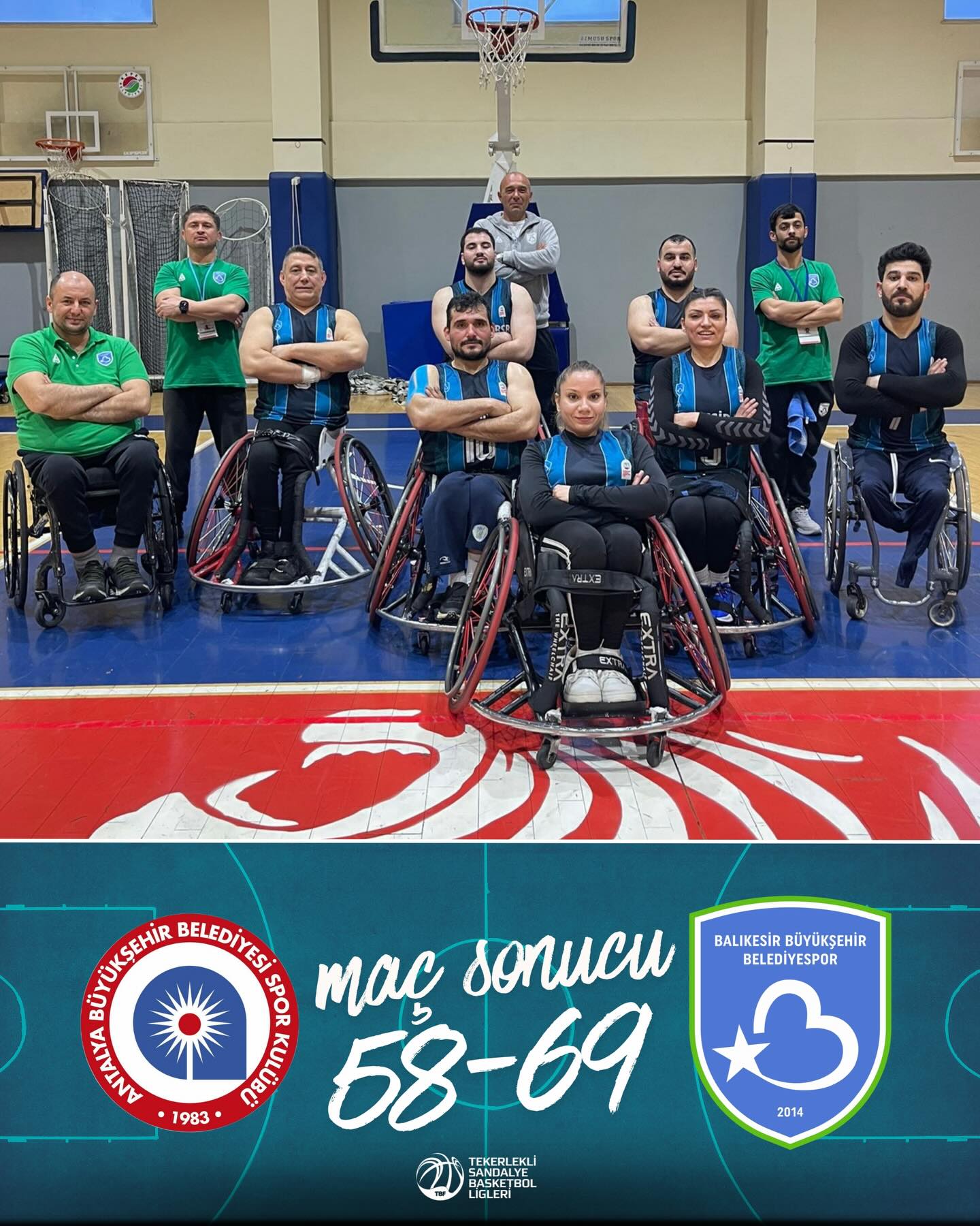 Balıkesir, Antalya'da Tekerlekli Sandalye Basketbol Zaferi