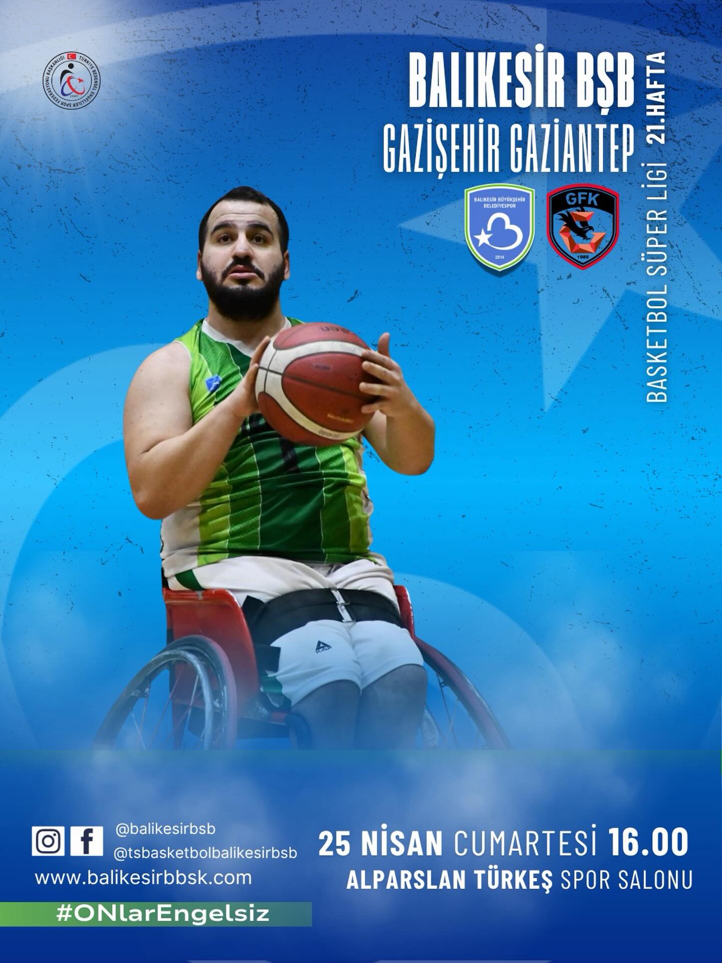 Balıkesir'de Tekerlekli Sandalye Basketbol Heyecanı: Ücretsiz Maç