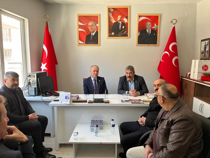 MHP Dursunbey'de Teşkilat Toplantısı ve Esnaf Ziyareti Gerçekleştirdi