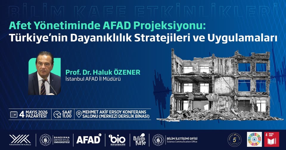 Bandırma'da Afet Yönetimi Konferansı: AFAD İl Müdürü Özener Konuşacak