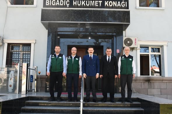 DSİ Heyeti Bigadiç'te Simav Çayı Islah Çalışmalarını İnceledi